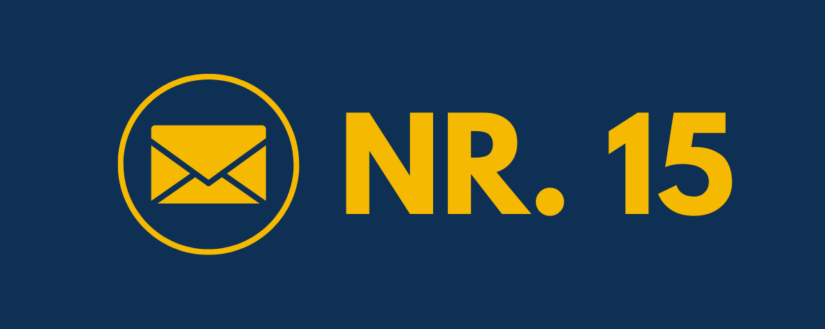 Newsletter Nr. 15